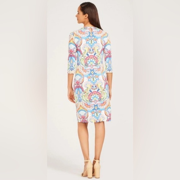 J. MCLAUGHLIN CATALYST DRESS IN MADRID PAISLEY S - Picture 15 of 15